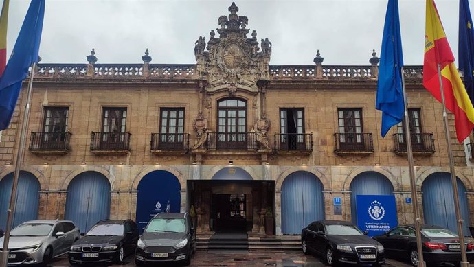 Hotel de la  Reconquista de Oviedo, preparado para recibir a los galardonados con los Premios Princesa de Asturias 2023.