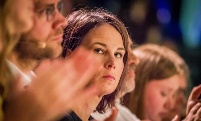 October 1, 2023, Munich, Bavaria, Germany: Germany's Foreign Minister Annalena Baerbock visited Munich to support the Bavarian Greens in their aspirations to be part of a ruling coalition in Bavaria and sway the state away from decades of conservative p