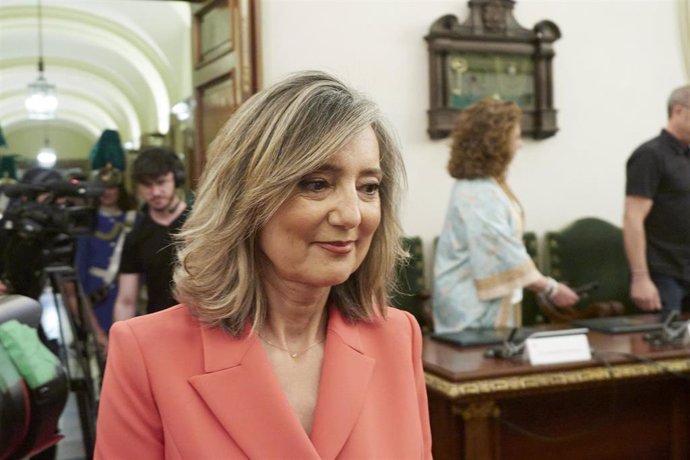 Archivo - La alcaldesa de Pamplona, Cristina Ibarrola.
