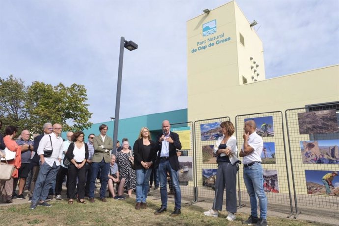 El conseller d'Acció Climtica, Alimentació i Agenda Rural, David Mascort, inaugura la nova seu del Parc Natural del Cap de Creus (Girona)