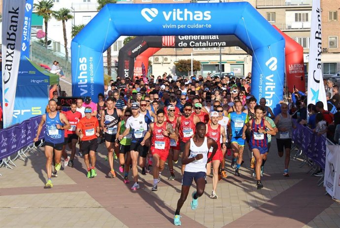 Más de 550 corredores participan en la II Maratón Vithas Lleida