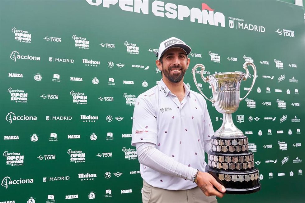 El golfista francés Matthieu Pavon