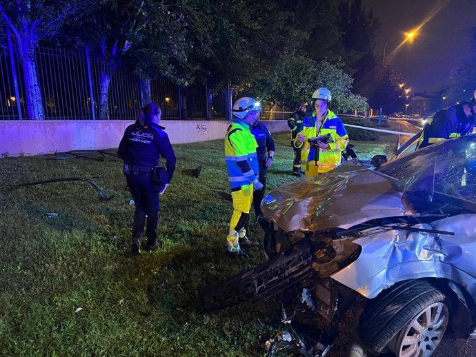 Accidente de tráfico en Leganés