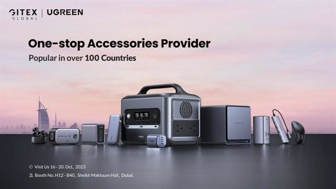 UGREEN unveils power solutions and personal data storage at the Gitex Trade Show in the United Arab Emirates.