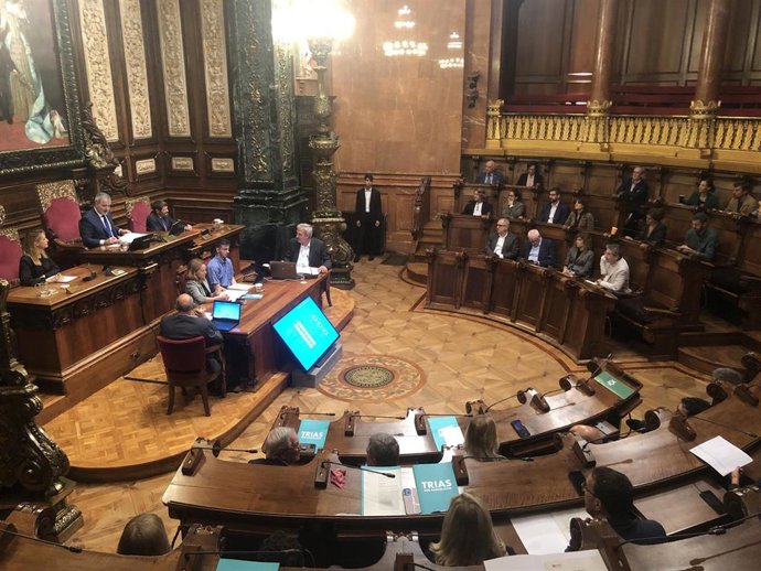 Pleno del Ayuntamiento de Barcelona