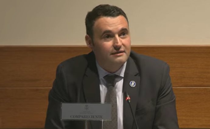 El consejero de Hacienda y Fondos Europeos, Guillermo Peláez