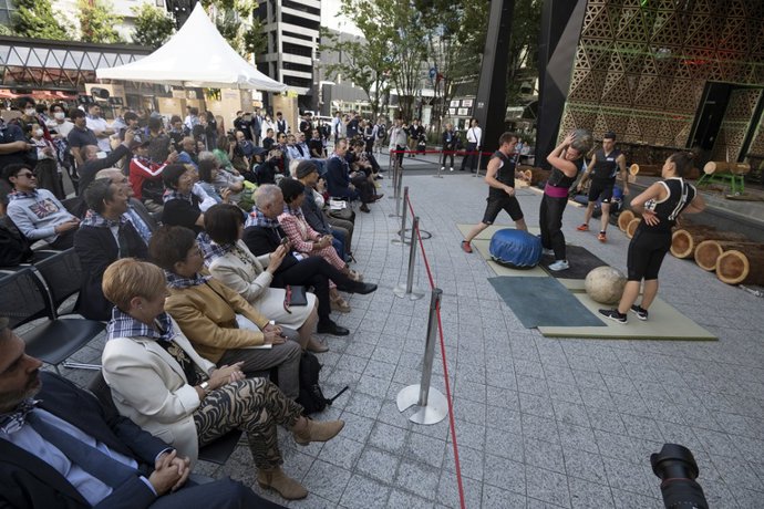 La delegación vasca, encabezada por el Lehendakari, Iñigo Urkullu, en el primer día de la Basque Week que se celebra en Tokyo (Japón)