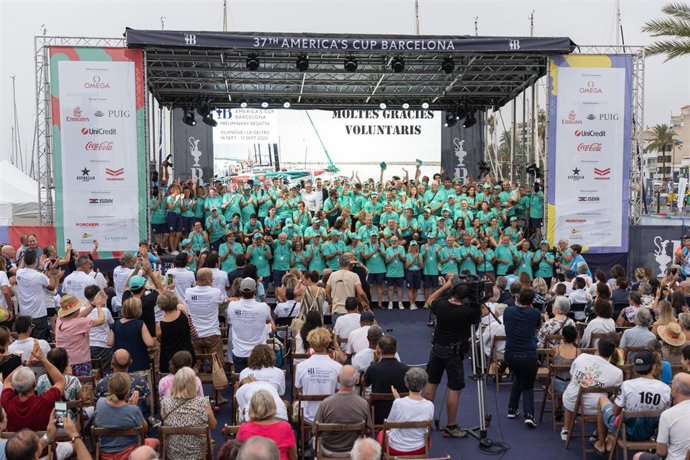 September 17, 2023. Preliminary regatta of the 37 America's Cup in Vilanova i la Geltrú from 14th to 17th September.