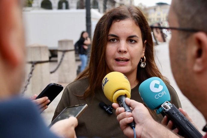 La portavoz del PSPV en el Ayuntamiento de Valncia, Sandra Gómez