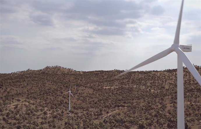 Archivo - Parque eólico de Acciona Energía en Australia