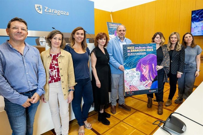 Sara Soler ilustra el cartel del Salón del Cómic de Zaragoza, que se celebrará entre el 15 y el 17 de diciembre