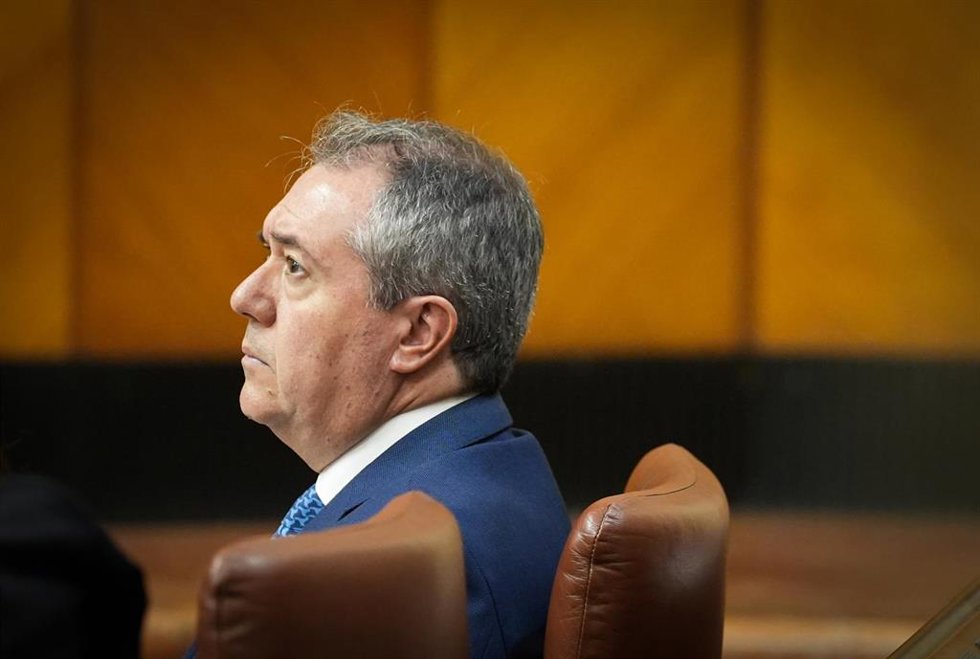 El secretario general del PSOE-A, Juan Espadas, en una foto de archivo del Parlamento andaluz.