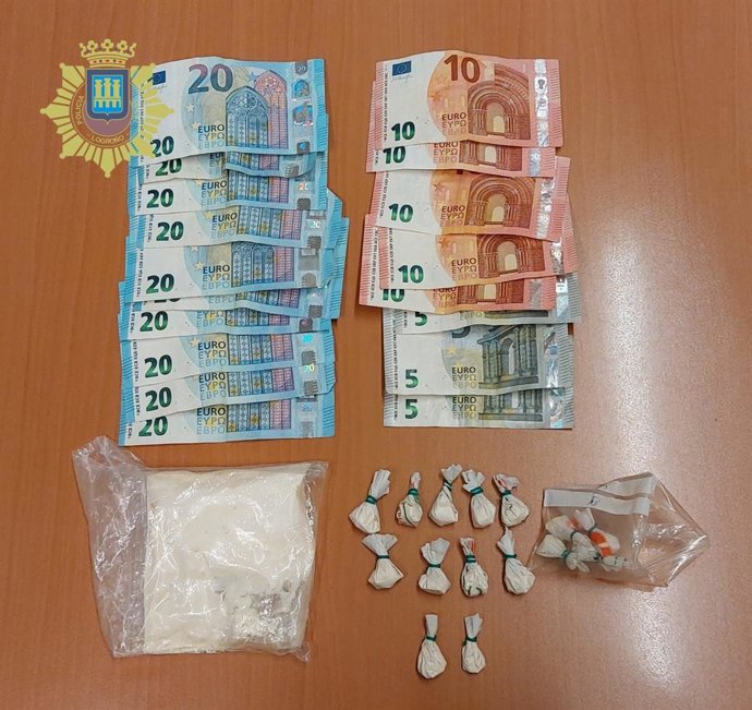 Dos detenidos y una investigada por menudeo de drogas en Logroño
