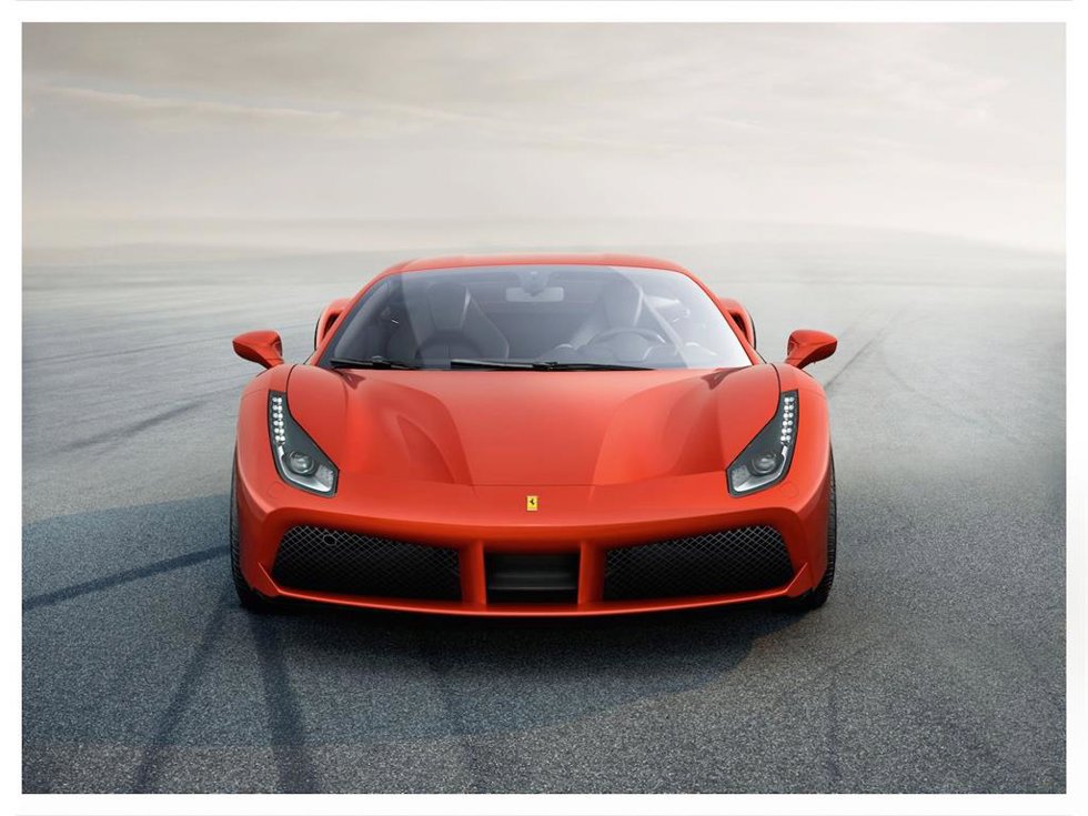 Archivo - El coche Ferrari 488 GTB