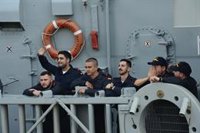 La fragata ‘Victoria’ zarpa de Rota (Cádiz) para integrarse durante más de cuatro meses en la operación Atalanta
