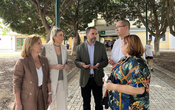 Daniel Pérez, secretario general del PSOE de Málaga, en rueda de prensa