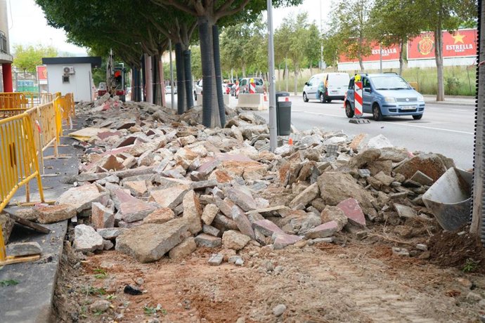 Obras en el Camí del Reis.