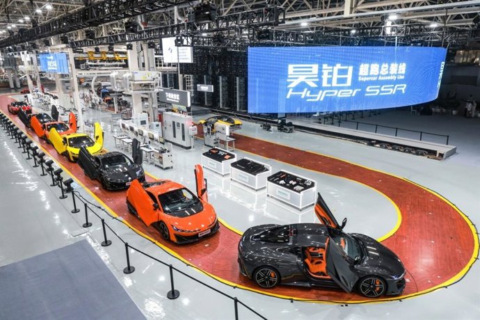 Chinas first supercar production line was officially put into production at Hyper in Guangzhou