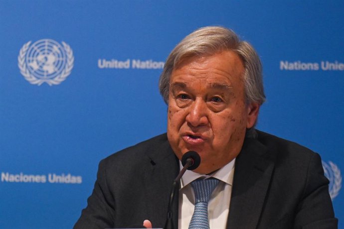 Archivo - El secretario general de la ONU, Antonio Guterres