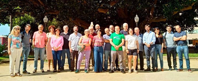 Representantes de los nodos Clariah-ES en la reunión celebrada en Alicante en junio.