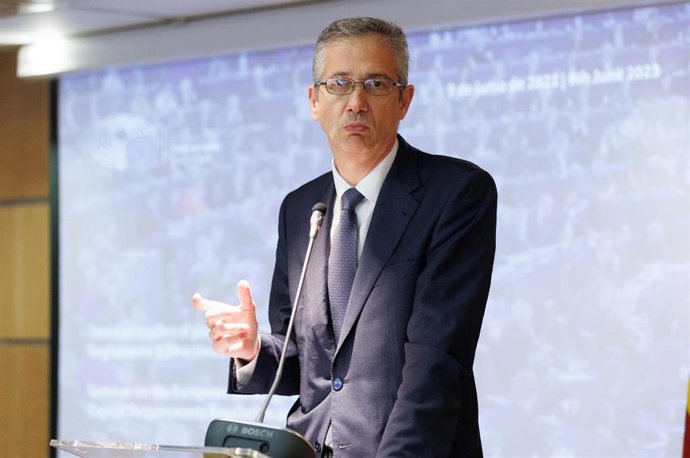 Archivo - Imagen de archivo del gobernador del Banco de España, Pablo Hernández de Cos.