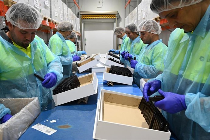 Laboratorios Best Medical ha confiado al centro logístico de UNEI en Sevilla el proceso de manipulación de 5,6 millones de viales y su "consolidación" en 17.500 packs.