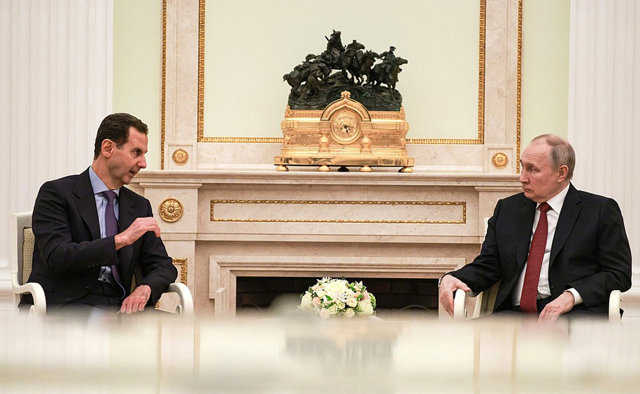 Archivo - Imagen de archivo de los presidente de Rusia y Siria, Vladimir Putin y Bashar al Assad, respectivamente. 