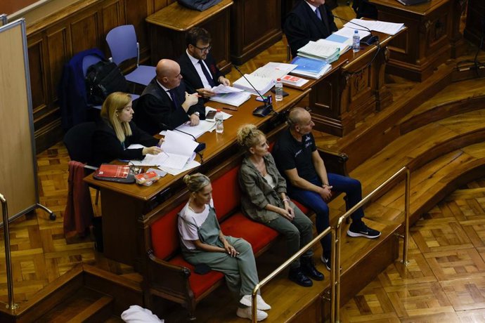 Banquillo de los acusados en la Audiencia de Barcelona, a 9 de octubre de 2023, en Barcelona, Catalunya (España).