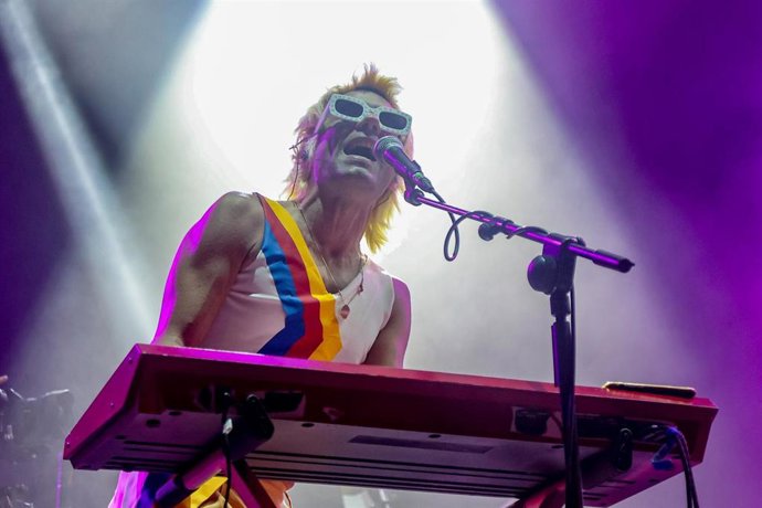 Archivo - El teclista de Varry Brava, Aaron Sáez, en una imagen de archivo. 