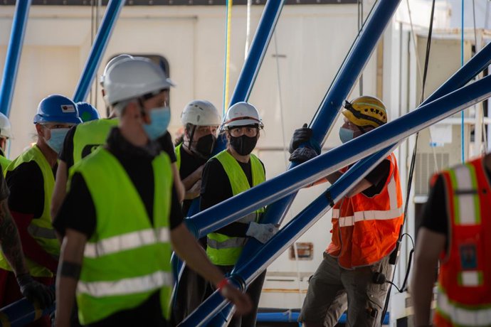 Archivo - Trabajadores 