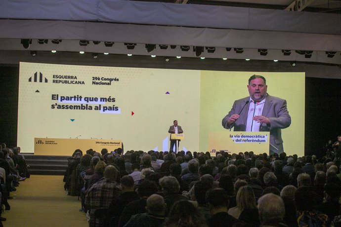 Archivo - El president d'ERC, Oriol Junqueras