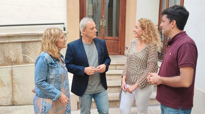 Los representantes de MÉS per Mallorca en el Consell de Mallorca.