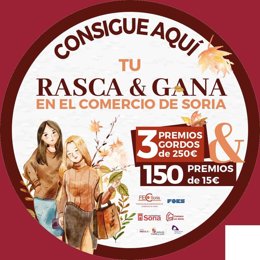 Rasca y Gana en el Comercio de Soria.