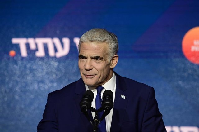 Archivo - El líder opositor israelí Yair Lapid.