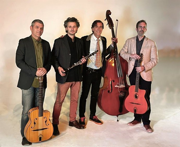 Almería.-Unicaja.-El Centro Fundación Unicaja ofrecerá el viernes un concierto de jazz manouche con Noire Rythm Bros 