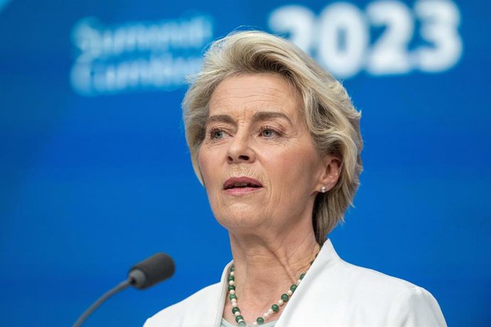 Archivo - La presidenta de la Comisión Europea, Ursula von der Leyen
