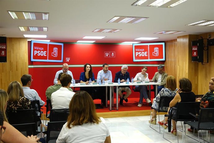 Ejecutiva provincial de los socialistas malagueños