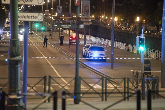 Despliegue de las fuerzas de seguridad en Bruselas