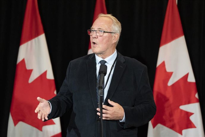 Archivo - El ministro de Defensa de Canadá, Bill Blair