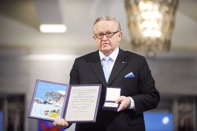Archivo - Martti Ahtisaari, expresidente de Finlandia