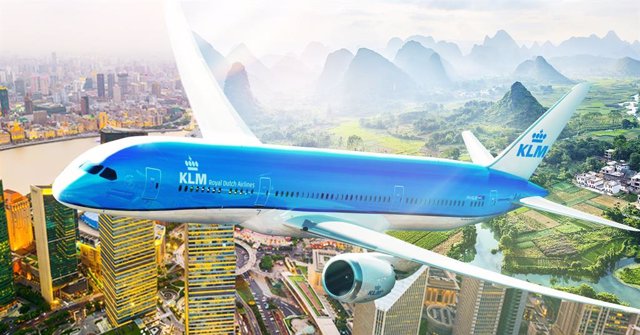 KLM celebra su 104 cumpleaños con un descuento del 10% a sus clientes en vuelos intercontinentales y europeos