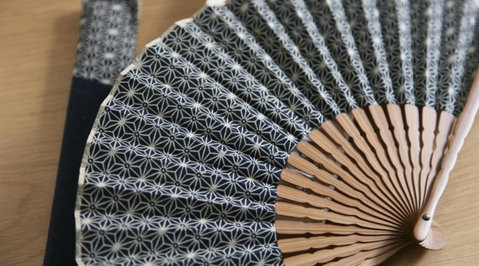 The Scented Hemp Kyo Sensu, A Fan Made Of Hemp.