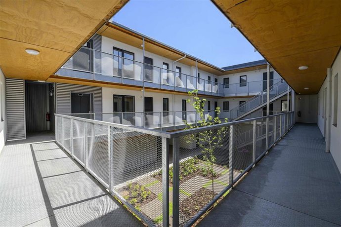 Archivo - Viviendas públicas.