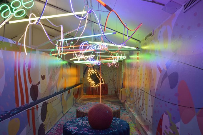 Archivo - Un espai de la galeria interactiva Ikono (ARXIU)