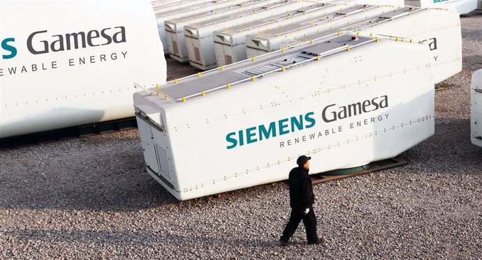 Archivo - Aerogeneradores de Siemens Gamesa