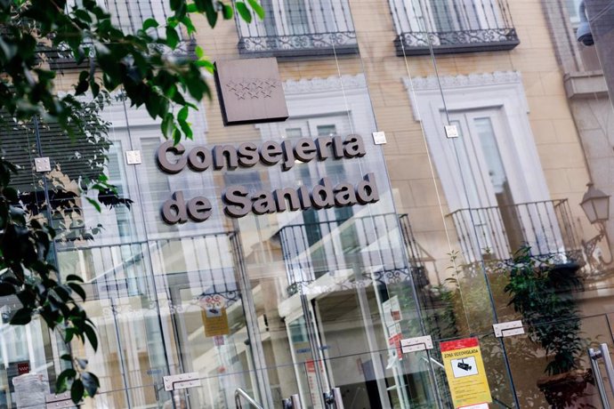 Archivo - Fachada de la Consejería de Sanidad de la Comunidad de Madrid