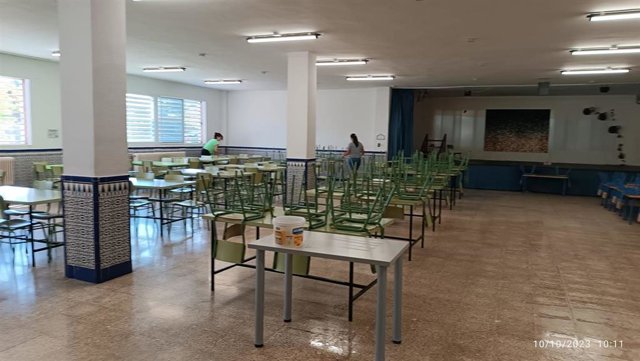 Comedor del CEIP Eugenia de Montijo.