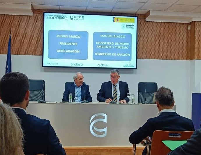 Inauguración de la jornada "La Economía Circular en Aragón".