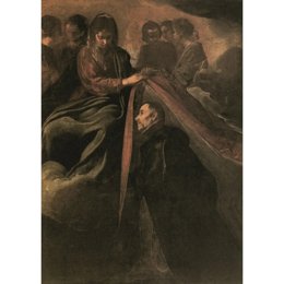 'La Imposición De La Casulla A San Ildefonso', En El Centro De Investigación Diego Velázquez En El Hospital De Los Venerables En Sevilla.