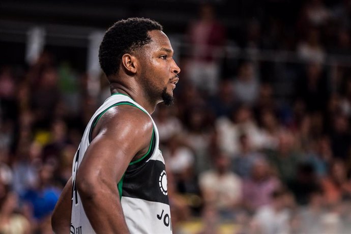 Andres Feliz of Joventut Badalona looks on during the ACB Liga Endesa, match played between FC Barcelona and Joventut Badalona at Palau Blaugrana on September 24, 2023 in Barcelona, Spain.